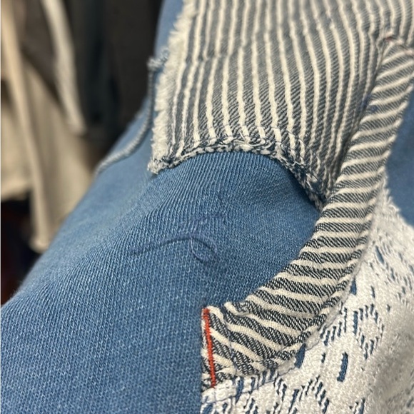 We The Free Blue Patchwork Hoodie - Picture 8 of 8